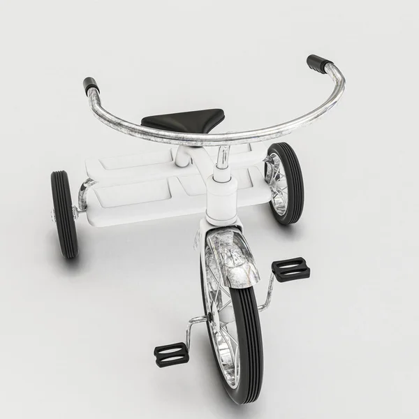 Tricycle Isolé Sur Fond Blanc Illustration — Photo