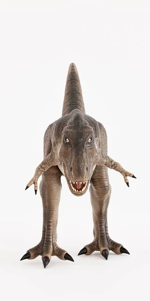 Tyrannosaurus Geïsoleerd Witte Achtergrond Illustratie — Stockfoto