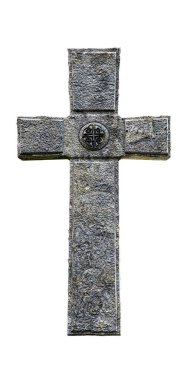 Beyaz arkaplan üzerinde izole mezar taşı çizimi 3d illüstrasyon