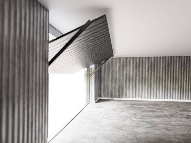 Beyaz arkaplanda boş kişisel depolama 3d illüstrasyon