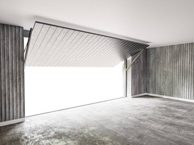 Beyaz arkaplanda boş kişisel depolama 3d illüstrasyon