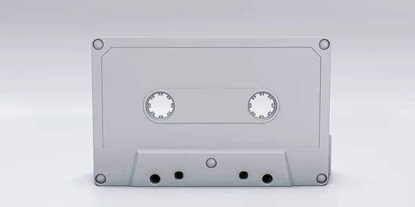 Cassette Isolée Sur Fond Blanc Illustration — Photo