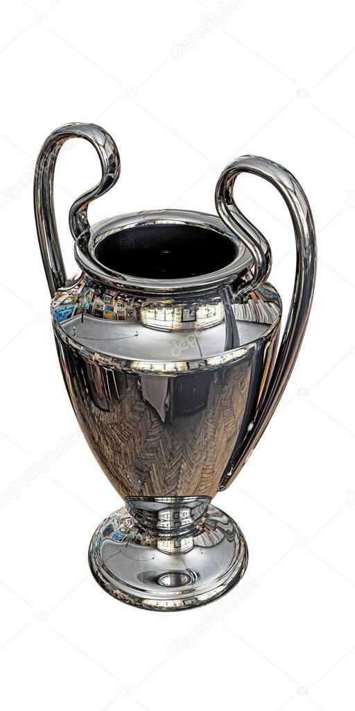 football cup isolated on white background 3d illustration
