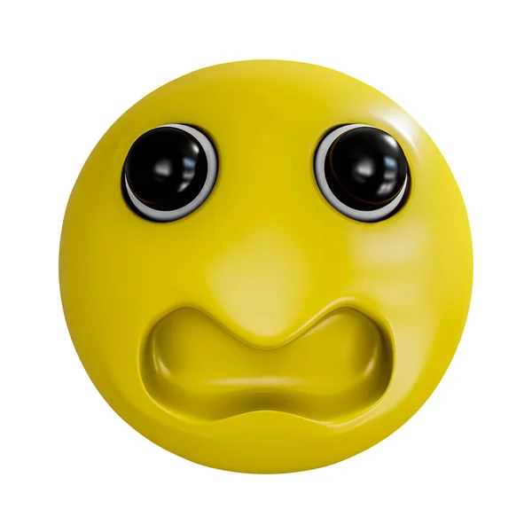 Emoji Isolated White Background Illustration — Stock Photo, Image