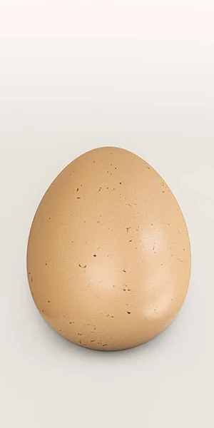 Egg Isolated White Background Illustration — ストック写真
