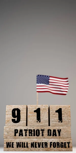 Patriot Day Sign Isolated White Background Illustration — Fotografia de Stock