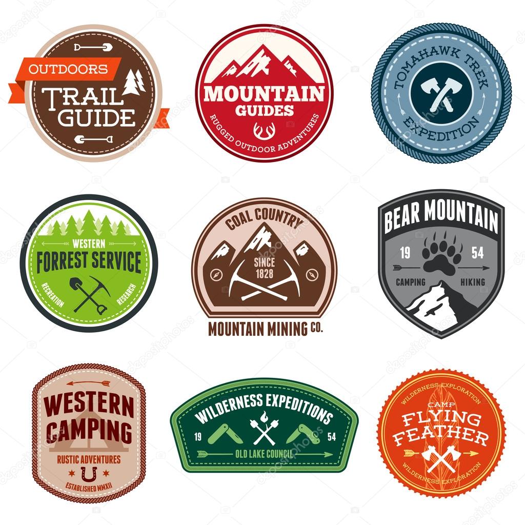 Outdoor badges