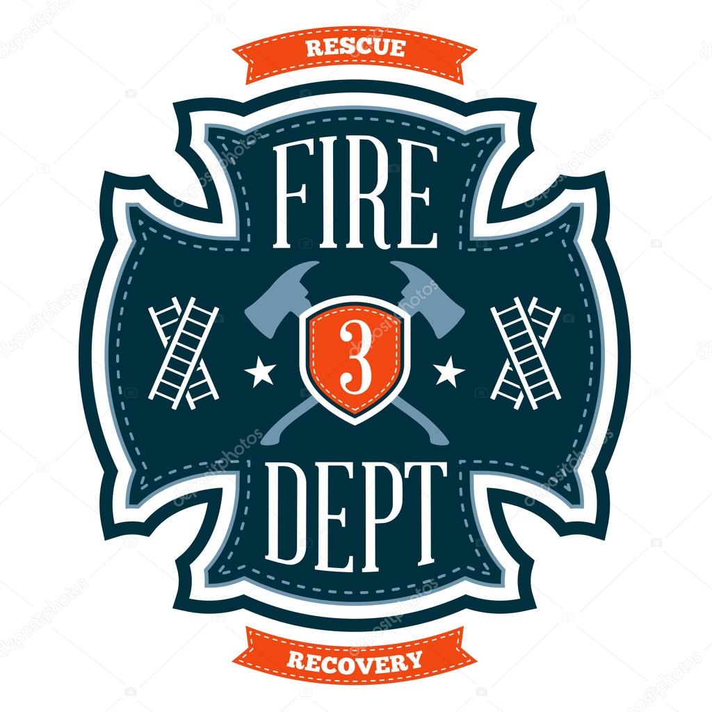 Fire department emblem