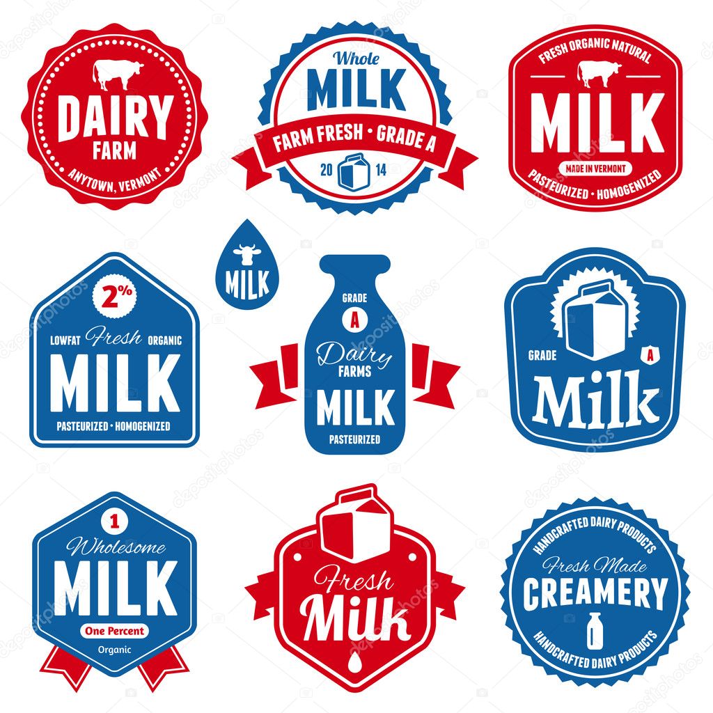 Milk labels