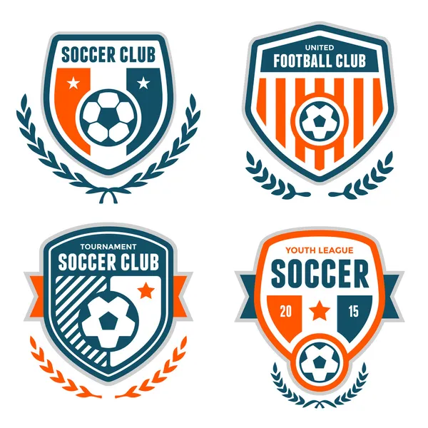 Soccer crests — Stock Vector