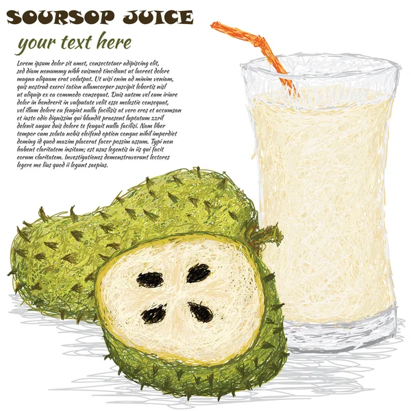 Γουανάμπανα χυμό φρούτων — Διανυσματικό Αρχείο