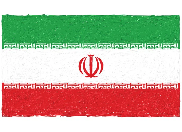 Flag of iran — Stock Vector
