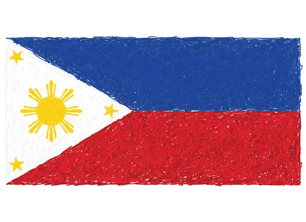 Philippine flag — Stock Vector
