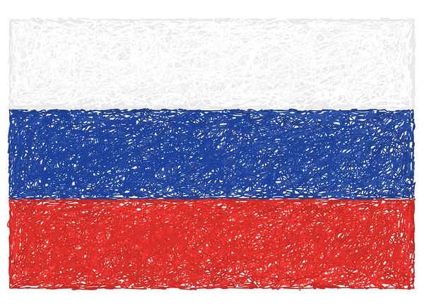 Flagge Russlands — Stockvektor