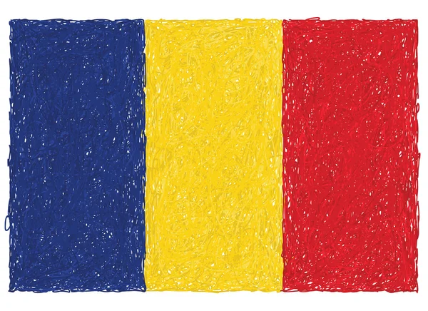 Bandera de Romania — Archivo Imágenes Vectoriales
