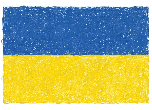 Vlajka Ukrajiny — Stockový vektor