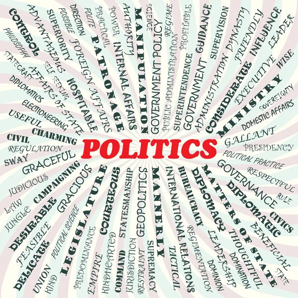 Politică — Vector de stoc