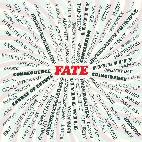 Fate — Stock Vector