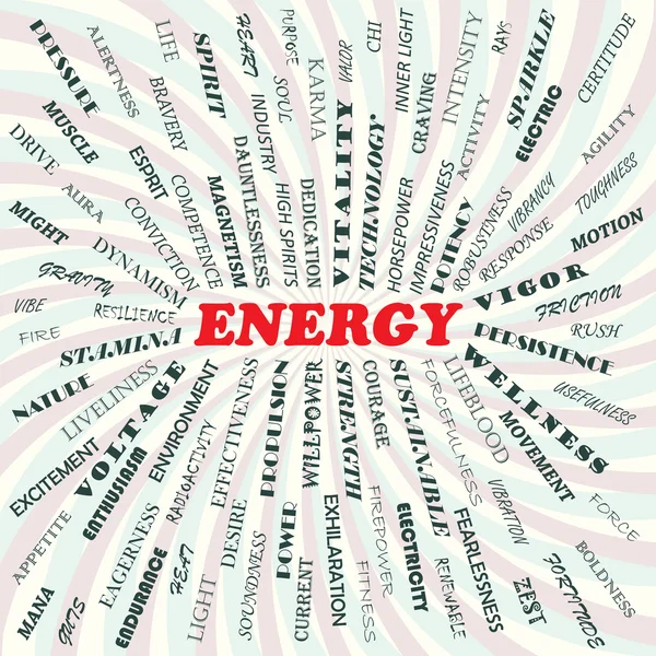 Energie — Stockvektor