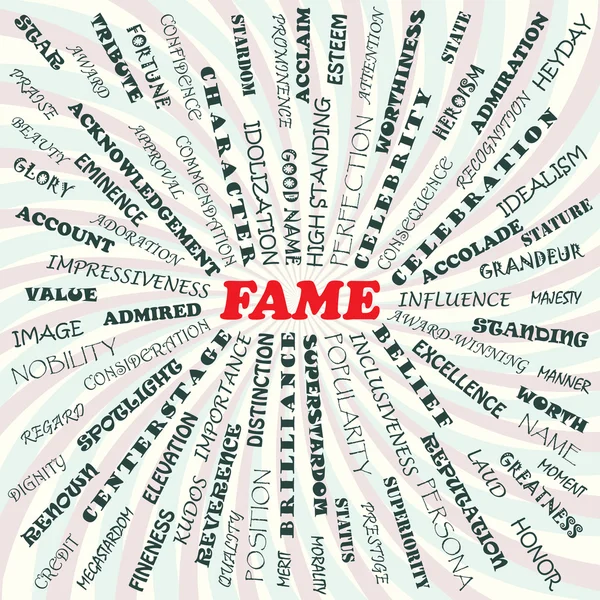 Fame — Stockvector