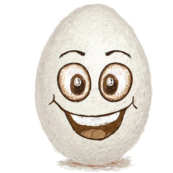 Boldog tojás — Stock Vector