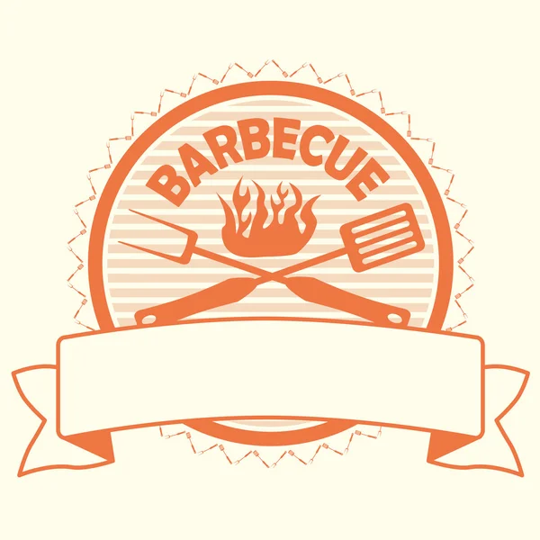 Barbecueën — Stockvector