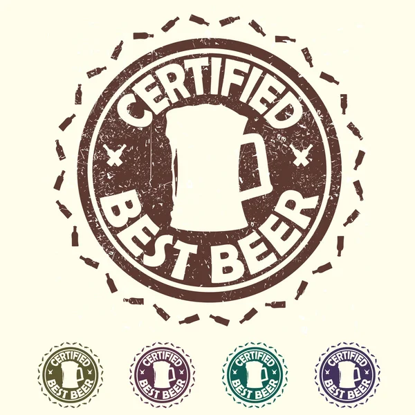 Etichetă de bere — Vector de stoc