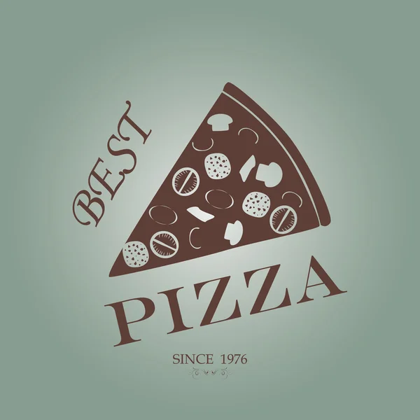 Pizza — Vector de stoc