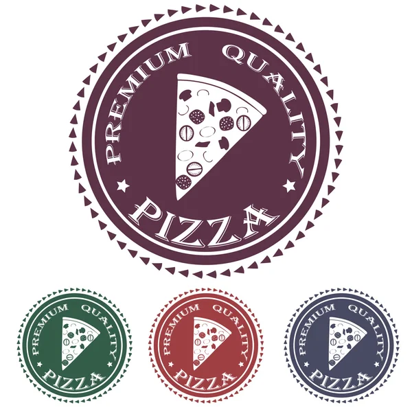 Pizza premium — Vector de stoc