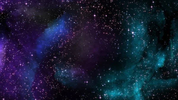 Um belo céu cósmico repleto de estrelas. Fotos De Bancos De Imagens
