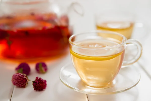 Té y té — Foto de Stock