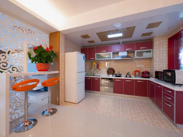 Cozinha doméstica moderna — Fotografia de Stock