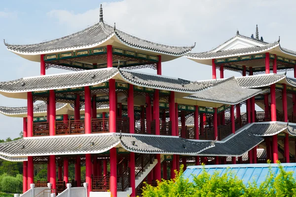 Κινεζική παραδοσιακή δομή — Φωτογραφία Αρχείου