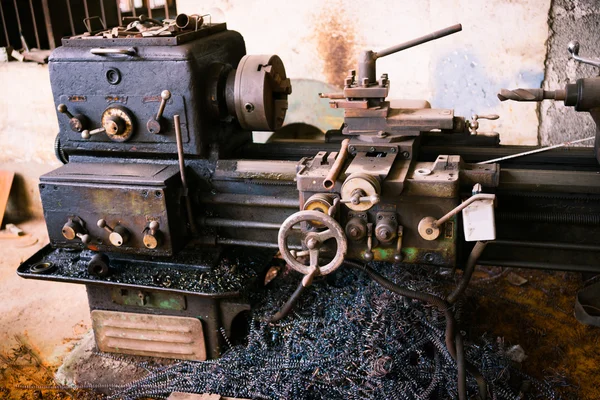 Grungy pesado detalle de la máquina — Foto de Stock