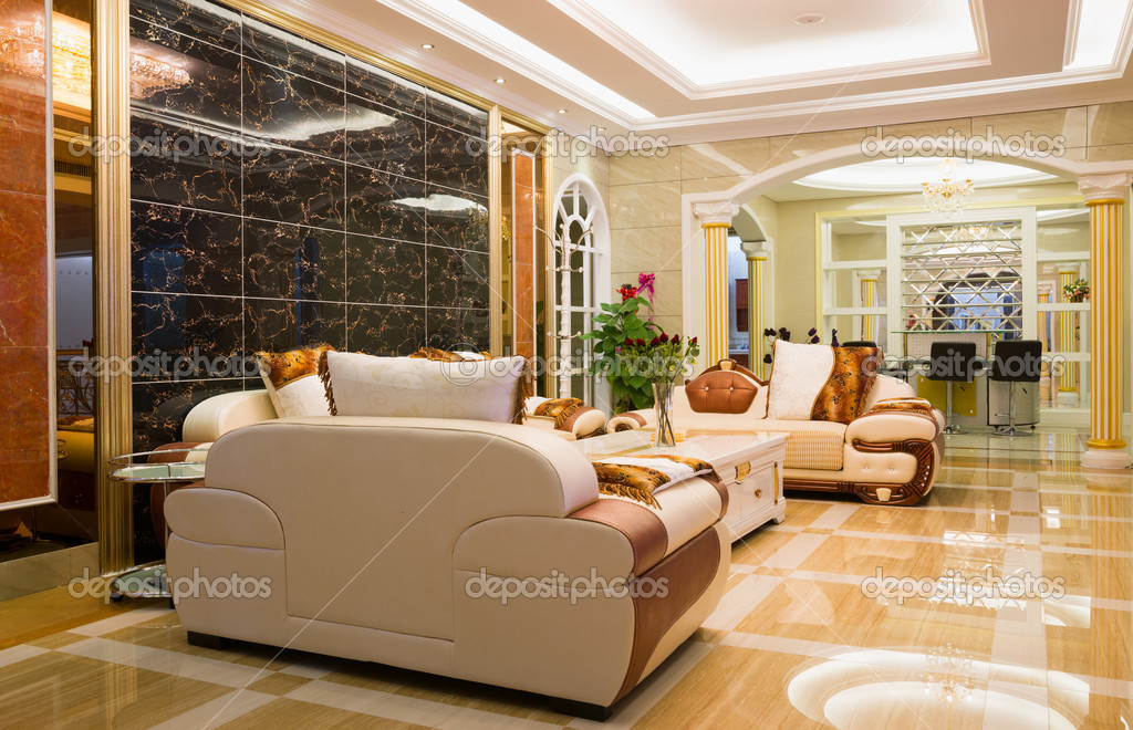 Luxus nappali szoba — stock fotó © roseburn3djob #25106229 Nappali szoba