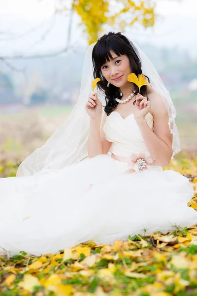 Felicità sposa — Foto Stock