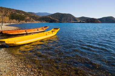 ahşap tekneler lugu göl