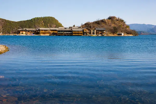 Beautiful lugu lake — Stock Photo, Image