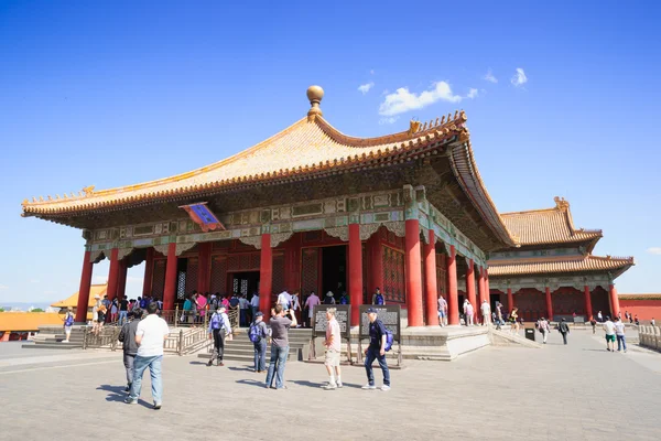 The Hall of Central Harmony in Forbidden City — Stock Photo, Image