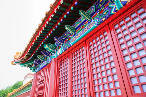 Detalhes de arquitetura de estilo chinês antigo — Fotografia de Stock