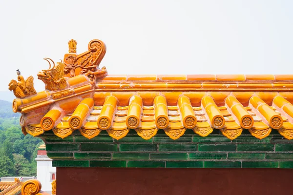 Roof with ancient Chinese architecture style — Stock Photo, Image