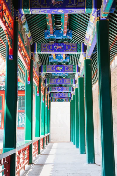 Corridor of Chinese ancient pavilion — Stock Photo, Image