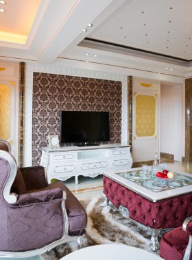 Lüks oturma odası.