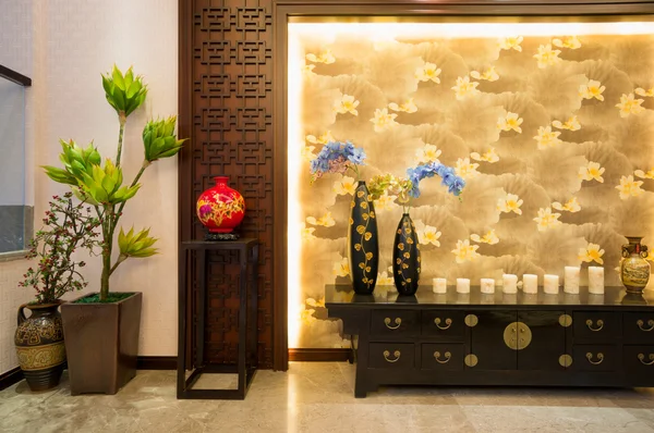 중국 스타일의 실내 장식 — 스톡 사진