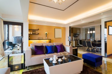 modern oturma odası