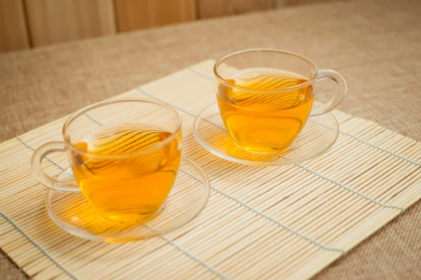 Té en vaso — Foto de Stock