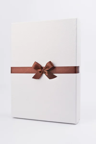 Gift box with nice ribbon — Stock Photo, Image