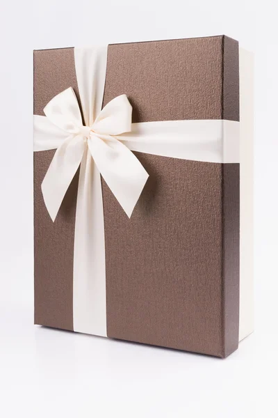 Gift box with nice ribbon — Stock Photo, Image