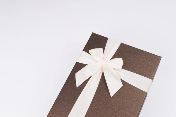 Gift box with nice ribbon — Stock Photo, Image