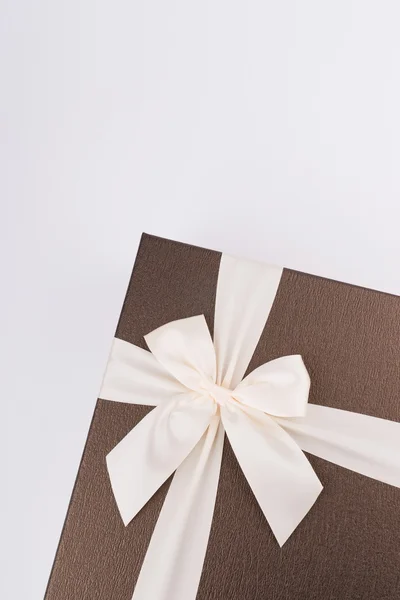 Gift box with nice ribbon — Stock Photo, Image